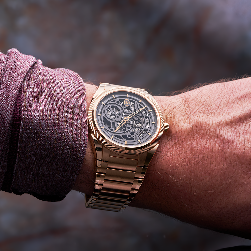 Parmigiani Fleurier Tonda PF Skeleton in Rose Gold