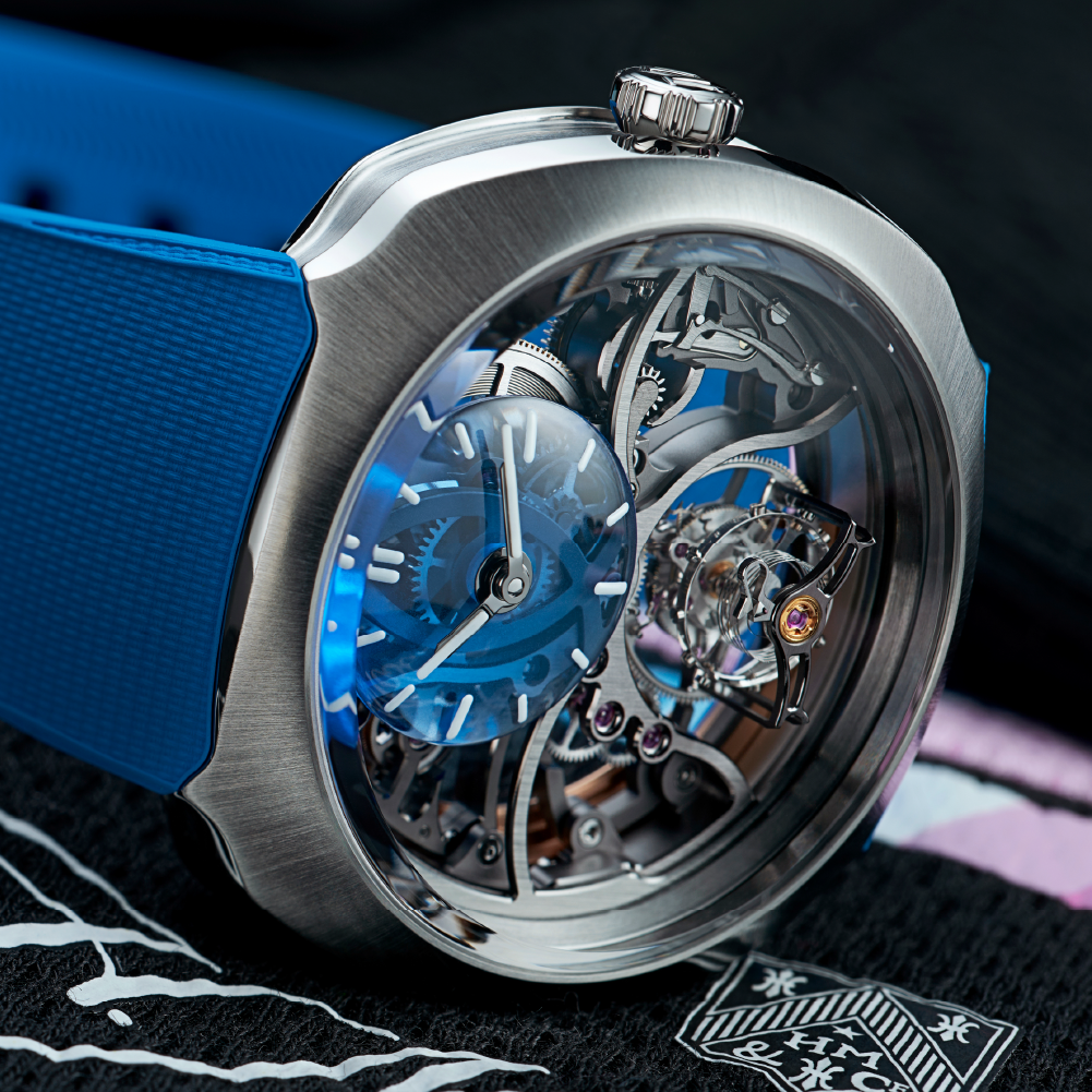 H. Moser & Cie Streamliner Cylindrical Tourbillon Skeleton Alpine Limited Edition