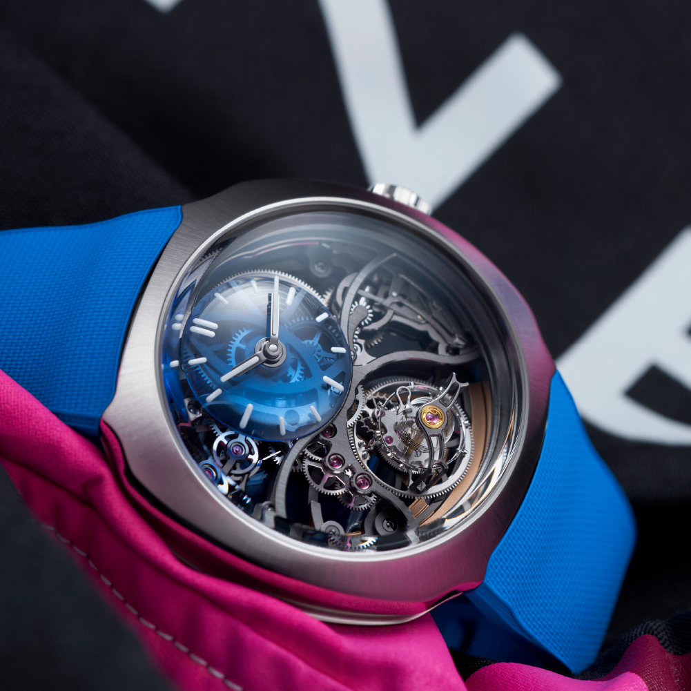 H. Moser & Cie Streamliner Cylindrical Tourbillon Skeleton Alpine Limited Edition