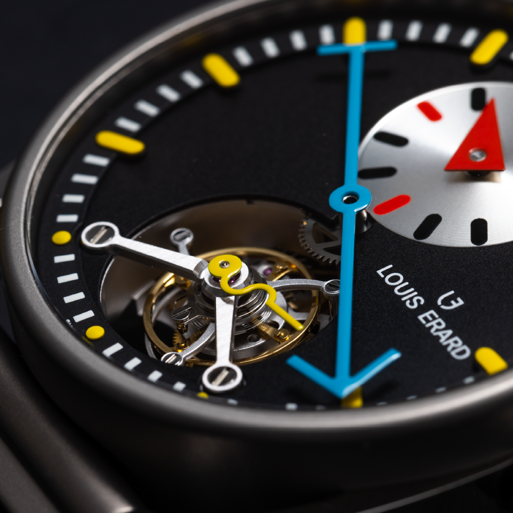 Le Régulateur Tourbillon Louis Erard x Alain Silberstein Black