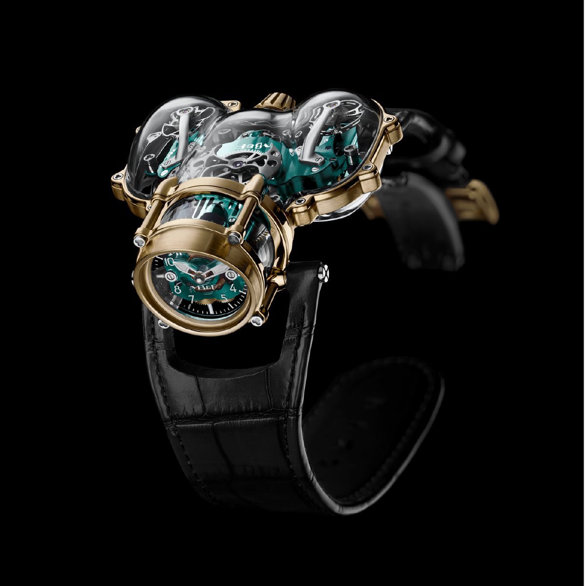 MB&F Horological Machine N°9 'Sapphire Vision' Yellow Gold
