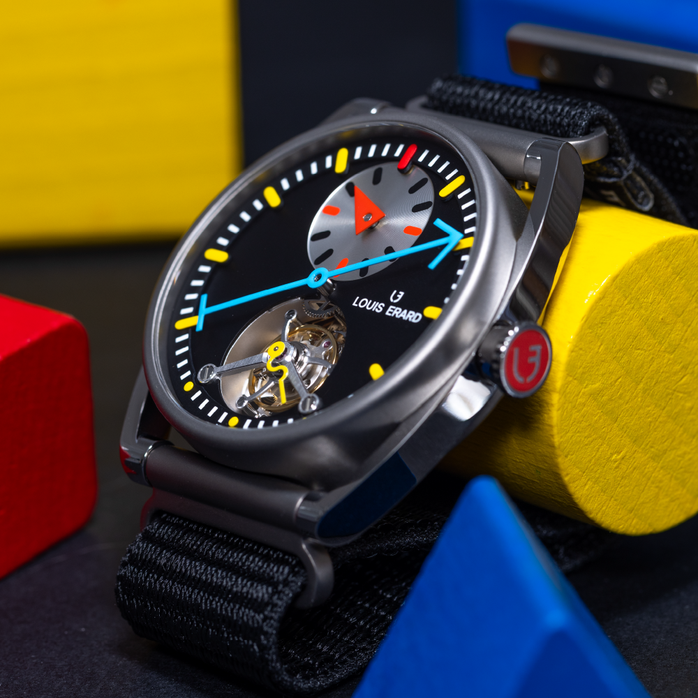 Le Régulateur Tourbillon Louis Erard x Alain Silberstein Black