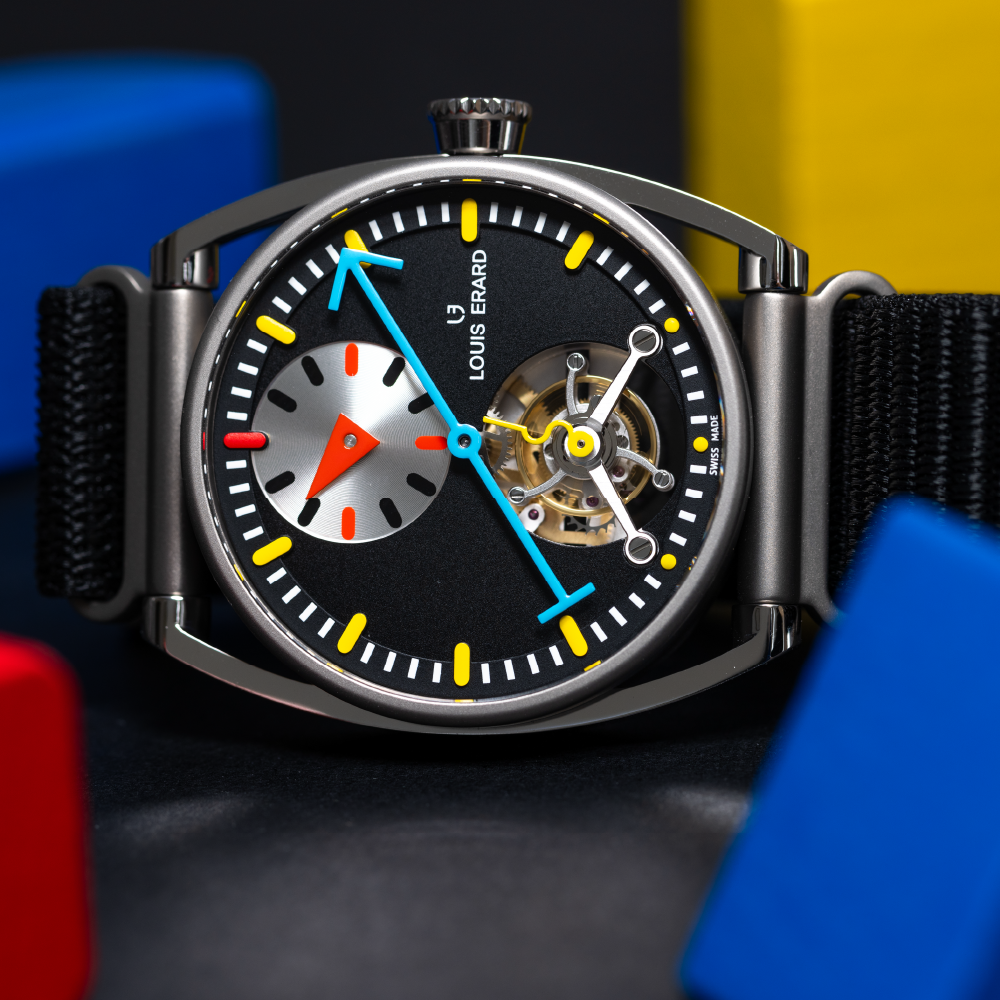Le Régulateur Tourbillon Louis Erard x Alain Silberstein Black