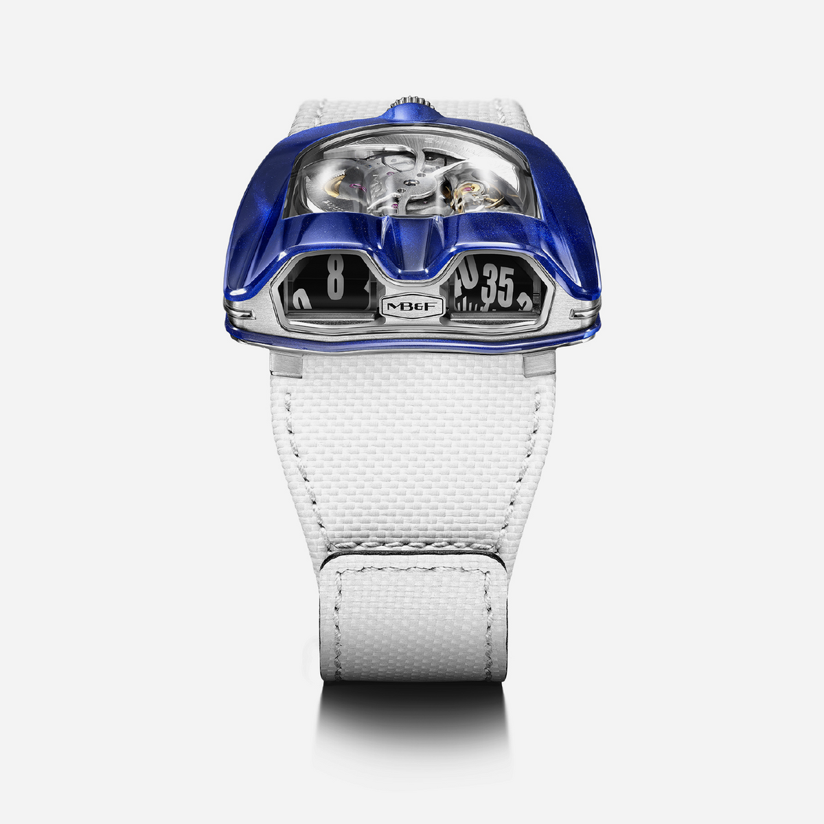 MB&F Horological Machine N°8 Mark 2 Blue CarbonMacrolon