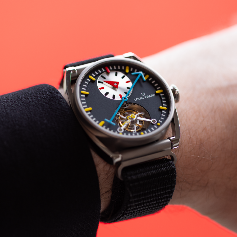 Le Régulateur Tourbillon Louis Erard x Alain Silberstein Black