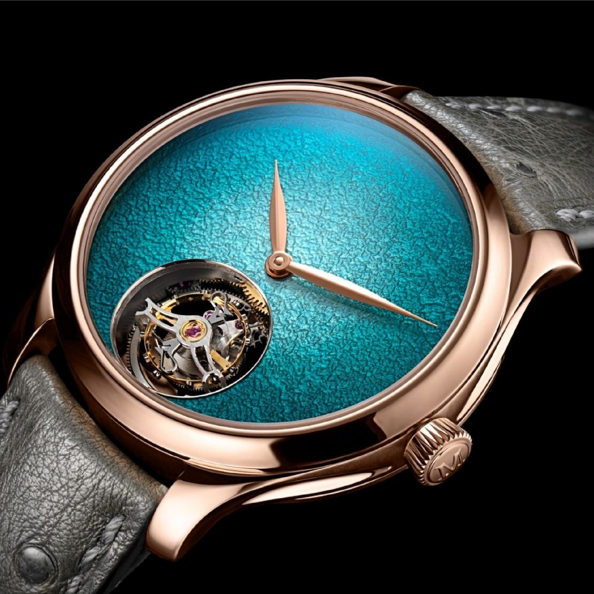 H. Moser & Cie Endeavour Tourbillon Concept – Turquoise Enamel