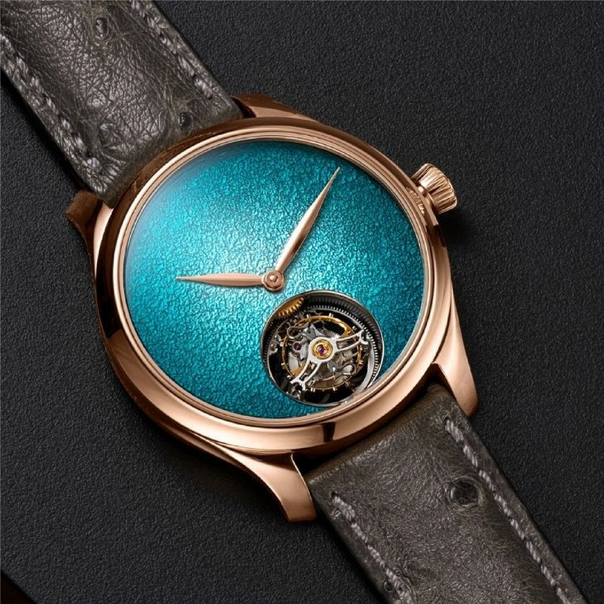H. Moser & Cie Endeavour Tourbillon Concept – Turquoise Enamel