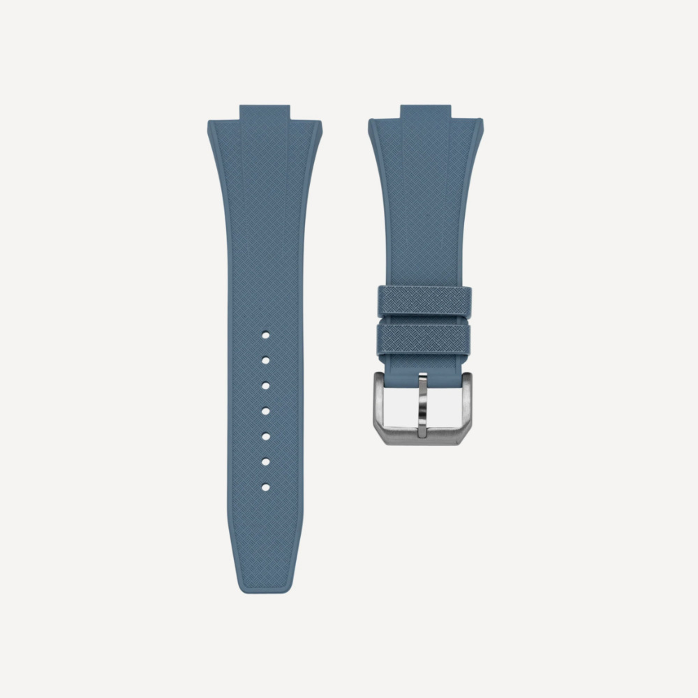 Delugs Tissot PRX Rubber Strap – Baby Blue