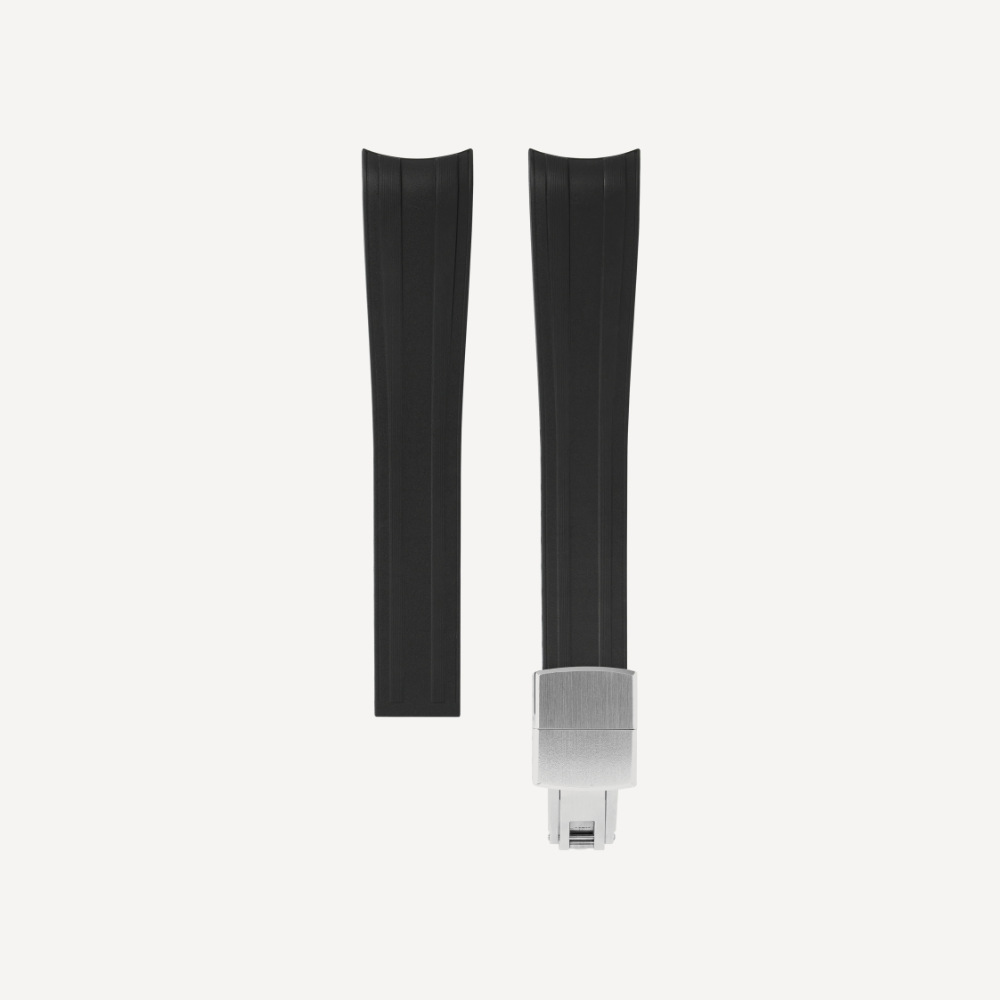 Delugs CTS Rubber Strap for Omega Speedmaster – Black