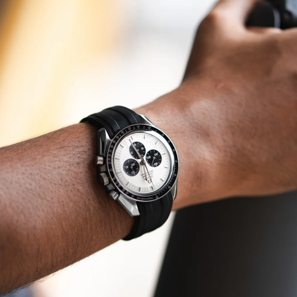 Delugs CTS Rubber Strap for Omega Speedmaster