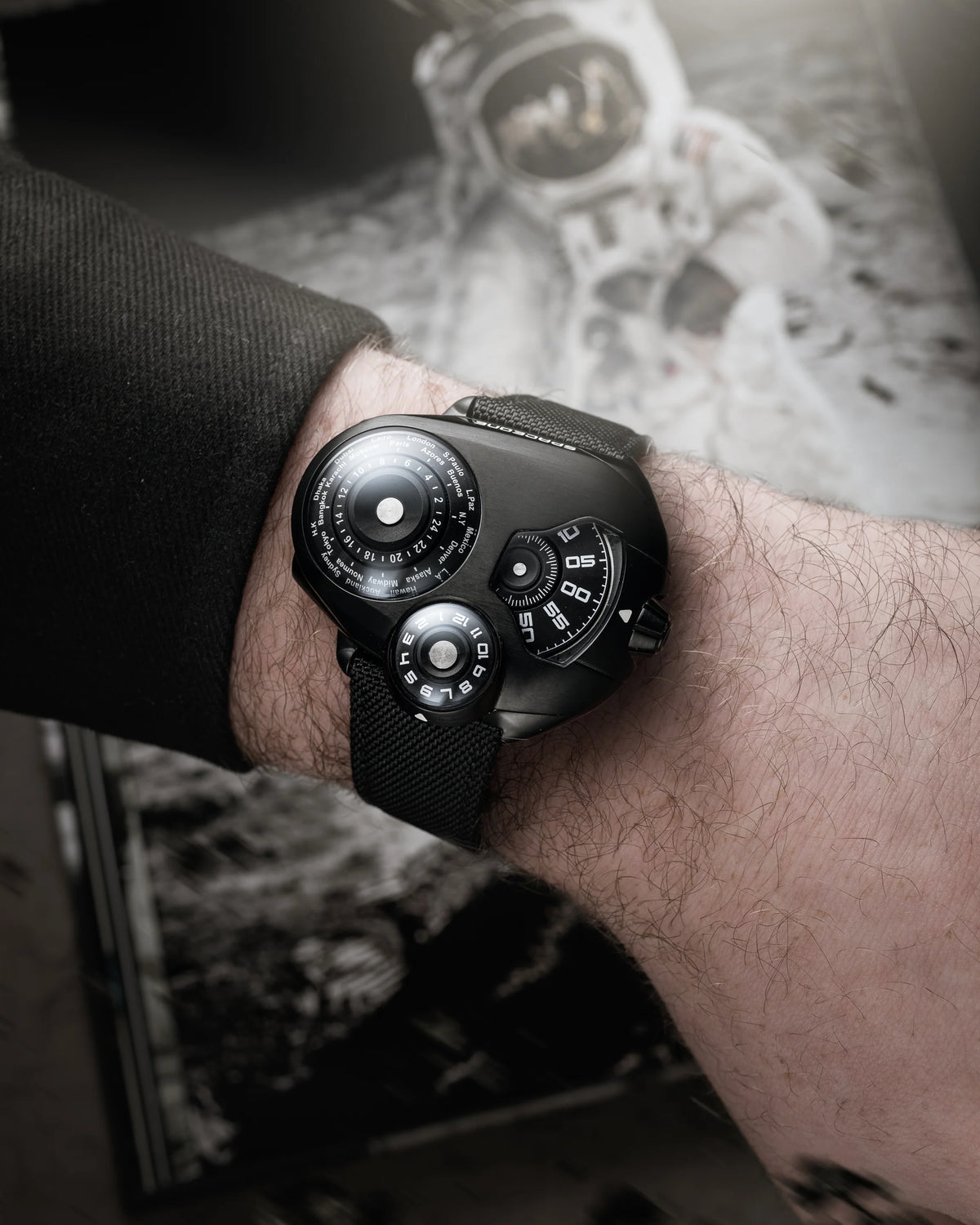 Spaceone Worldtimer Black