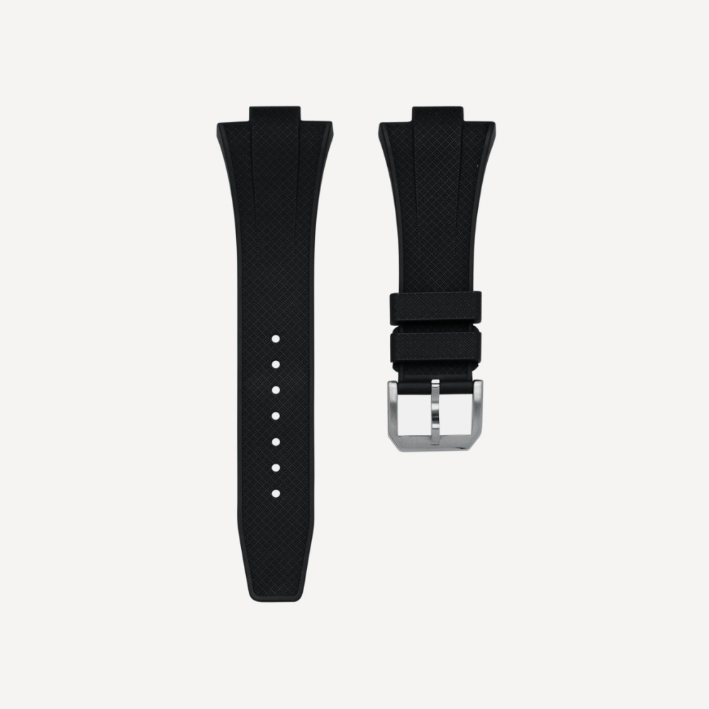 Delugs Tissot PRX Rubber Strap – Black