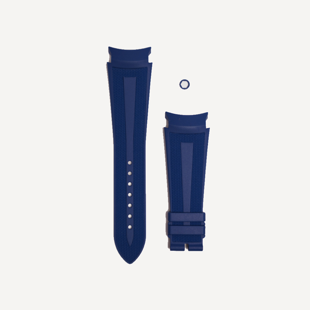 Romain Gauthier Rubber Strap & Crown Decor – Blue