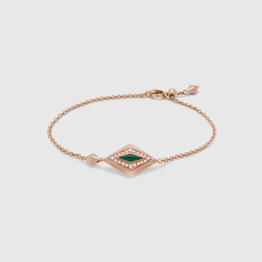 By ZAYA Lumira Delights Slider Bracelet Rose Gold