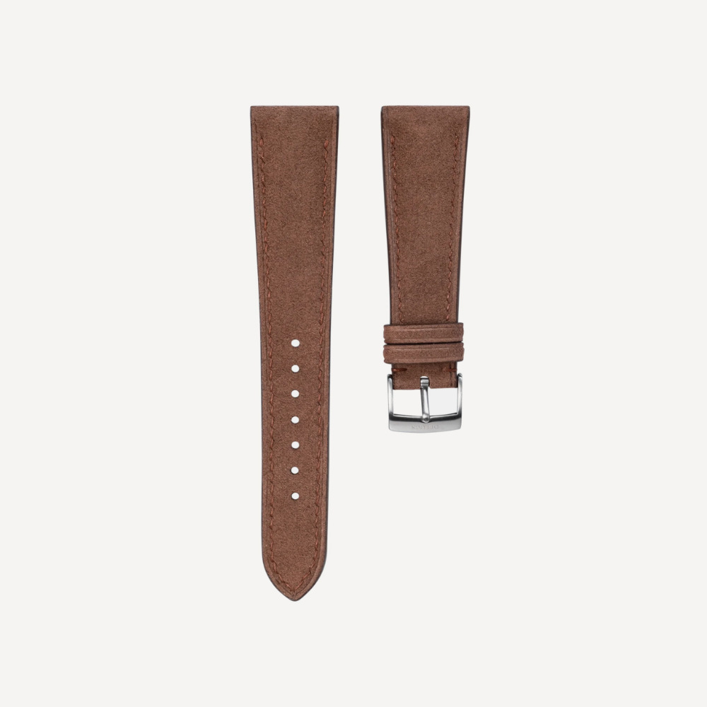 Delugs Alcantara Signature Strap – Brown "Teddy Bear"