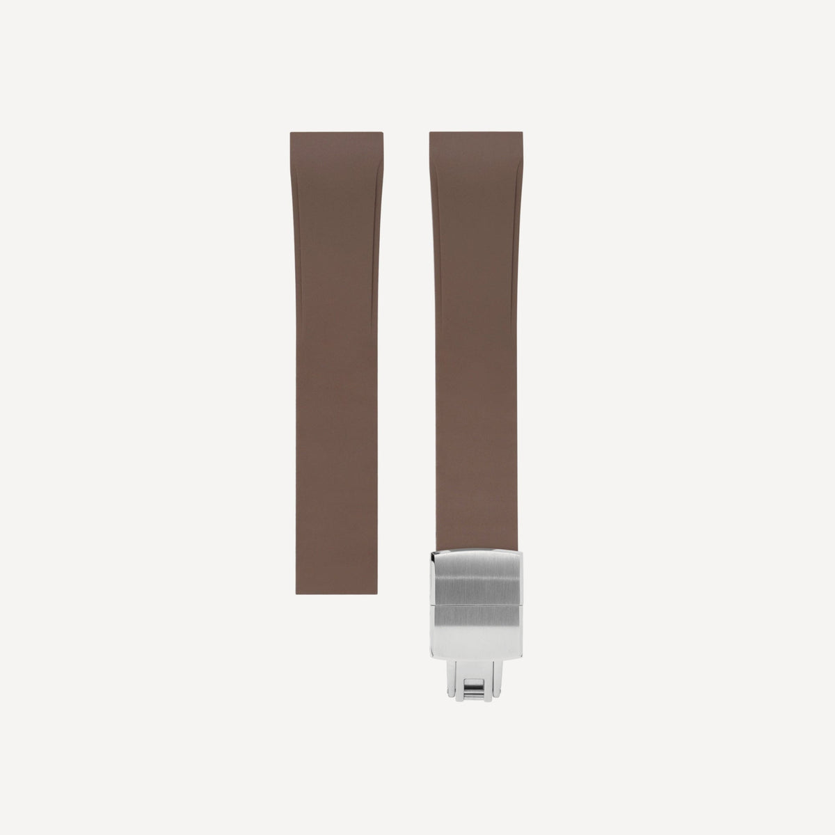 Delugs CTS Rubber Cartier Santos de Cartier Strap – Brown
