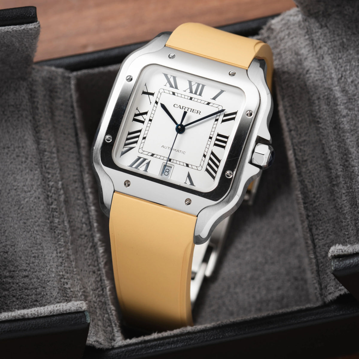 Delugs CTS Rubber Cartier Santos de Cartier Strap