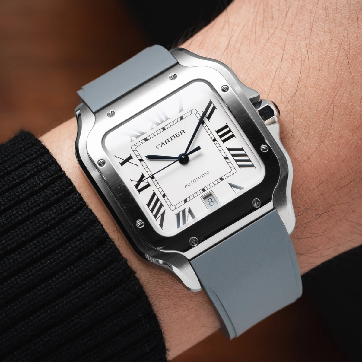 Delugs CTS Rubber Cartier Santos de Cartier Strap