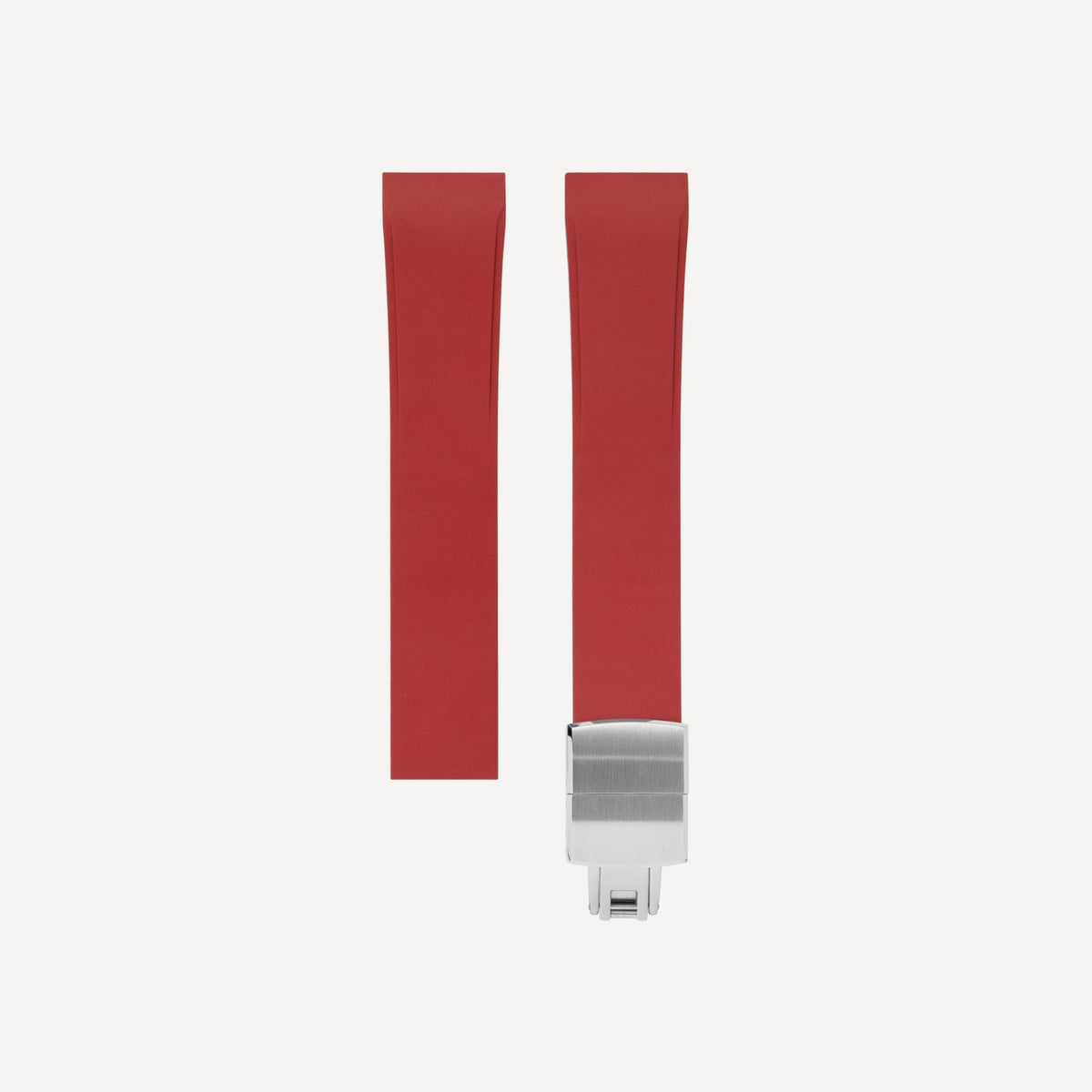 Delugs CTS Rubber Cartier Santos de Cartier Strap – Red