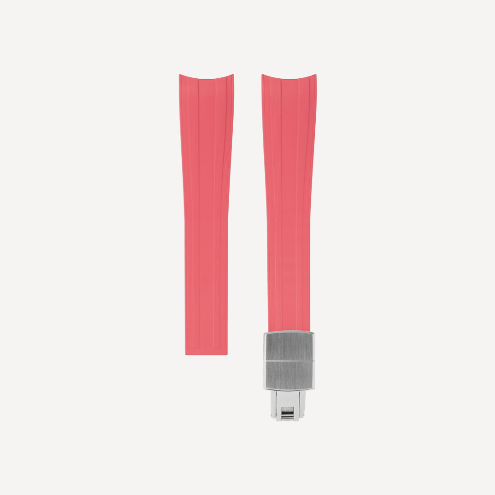 Delugs CTS Rubber Strap for Omega Speedmaster – Pink