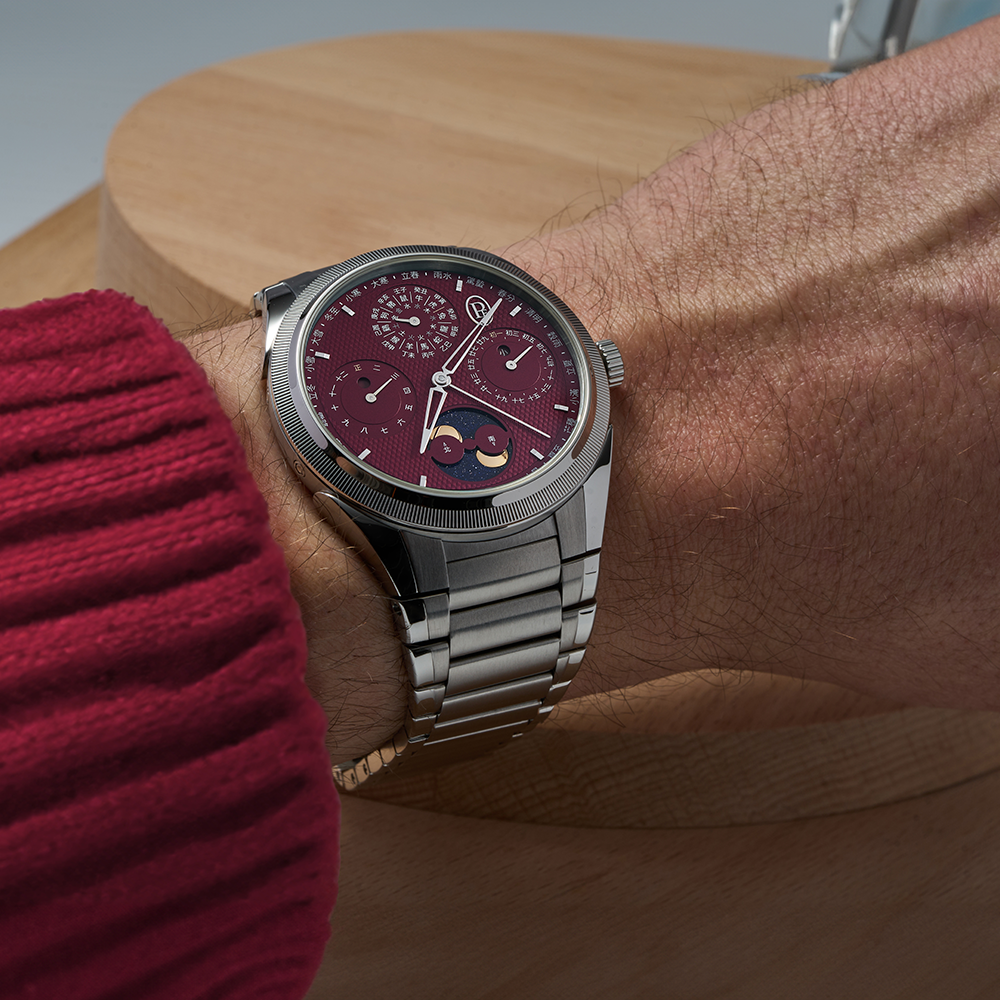Parmigiani Fleurier Tonda PF Chinese Calendar Steel Platinum Imperial Red