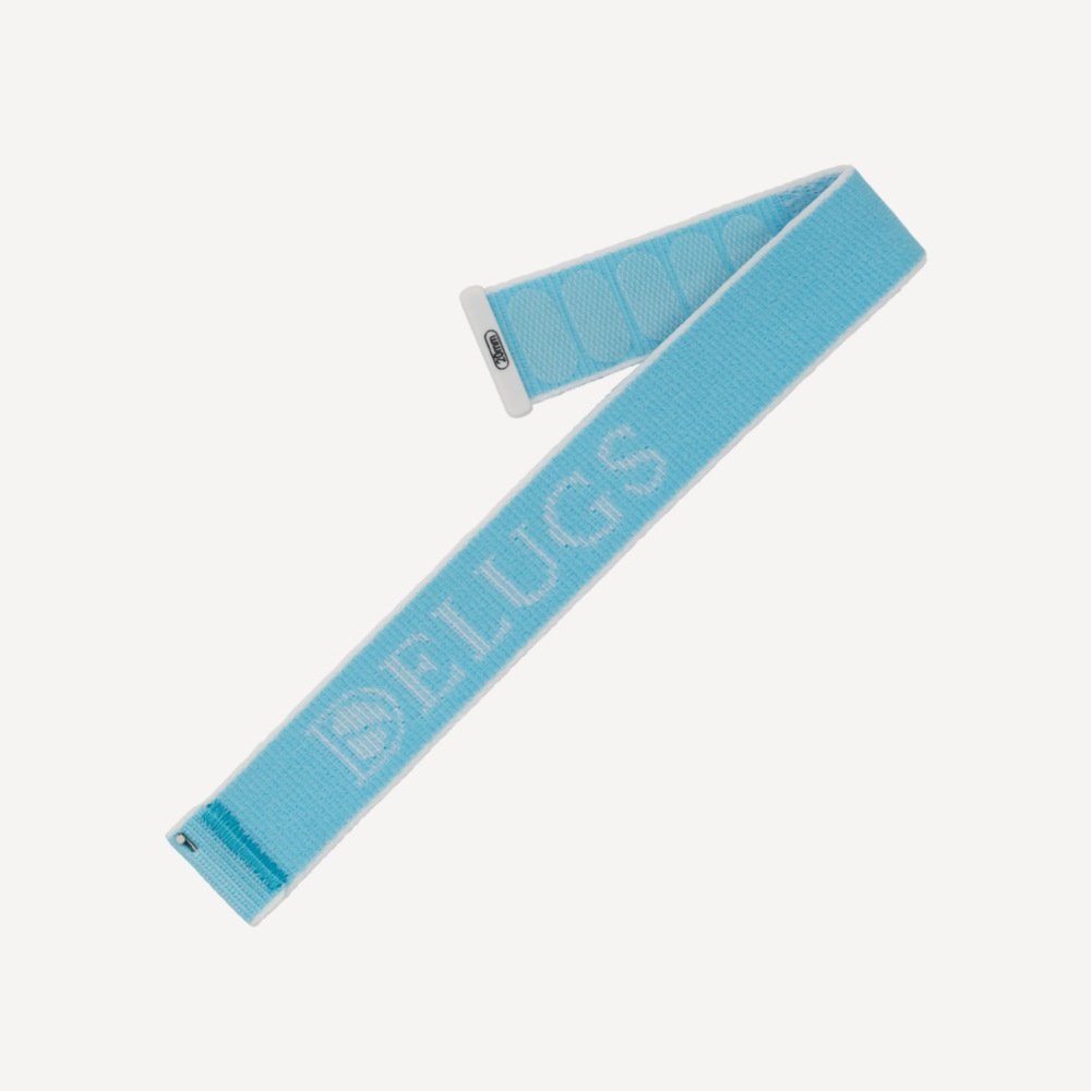 Delugs Delcro strap 20MM – Baby Blue/White