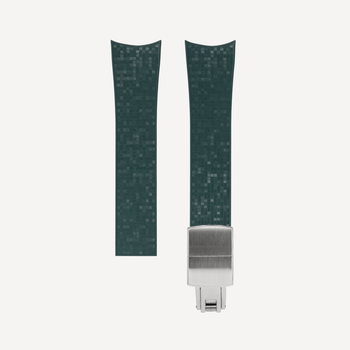 Delugs CTS Curved Rubber Strap for MB&F MAD1 – Emerald Green