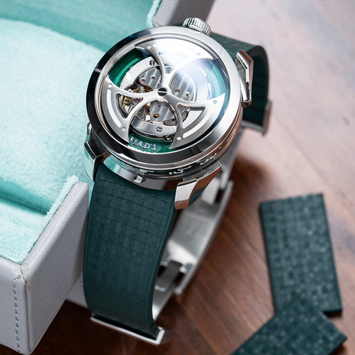 Delugs CTS Curved Rubber Strap for MB&F MAD1