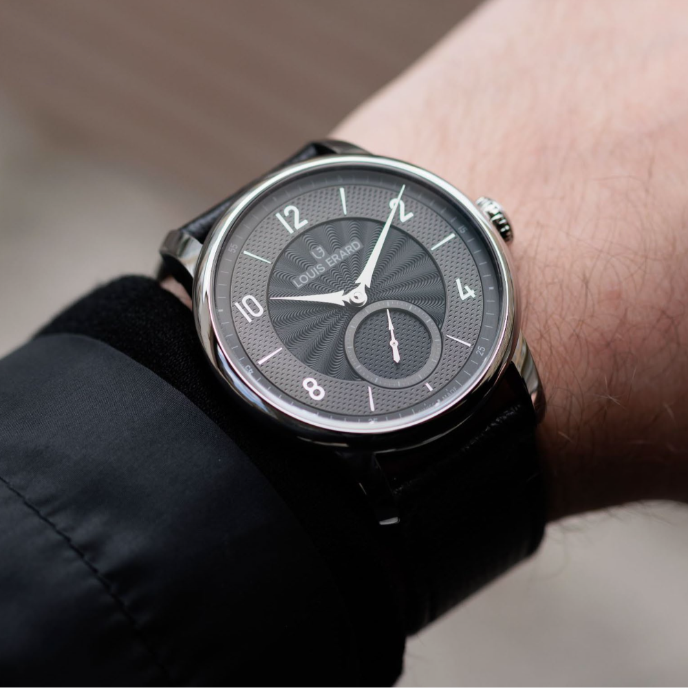 Louis Erard Excellence Petite Seconde Guilloché anthracite black
