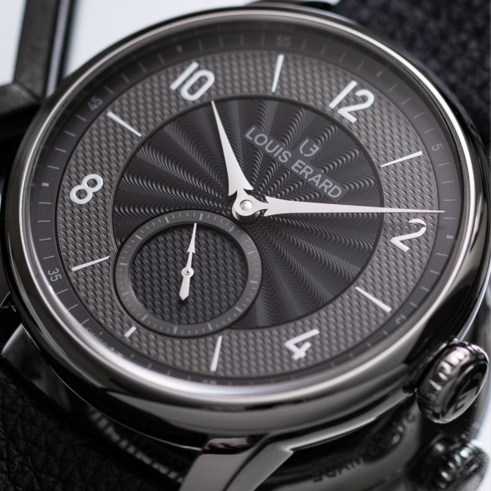 Louis Erard Excellence Petite Seconde Guilloché anthracite black