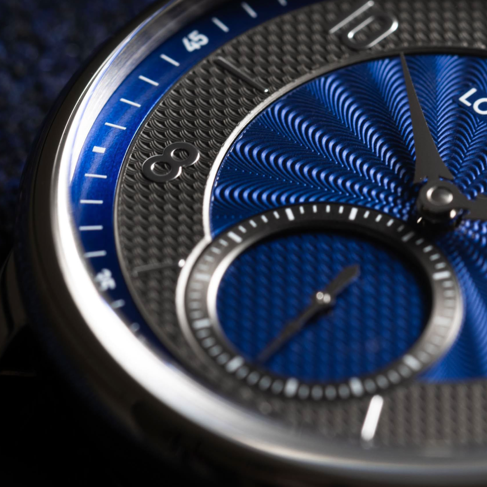 Louis Erard Excellence Petite Seconde Guilloché anthracite blue
