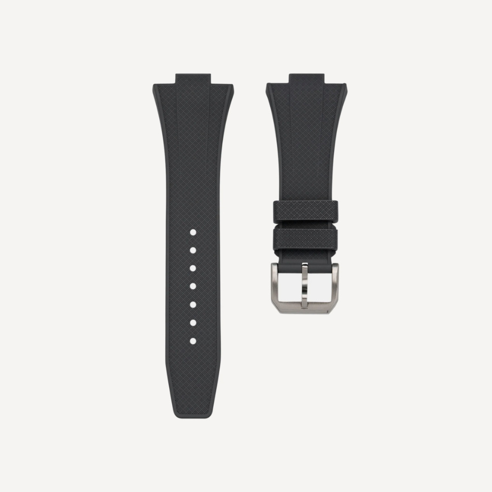 Delugs Tissot PRX Rubber Strap – Grey