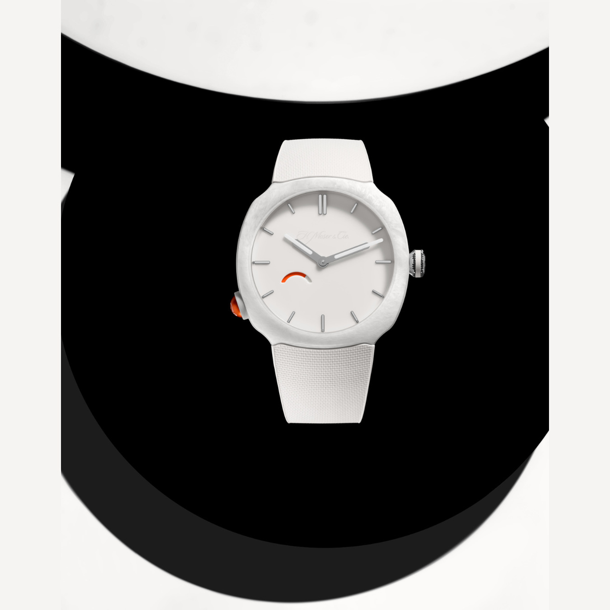 H. Moser & Cie Streamliner Pump White Edition