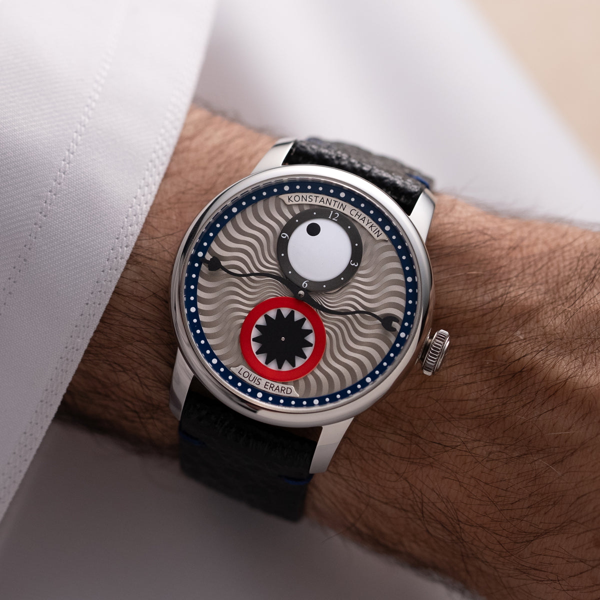 Le Régulateur Louis Erard X Konstantin Chaykin III Blue