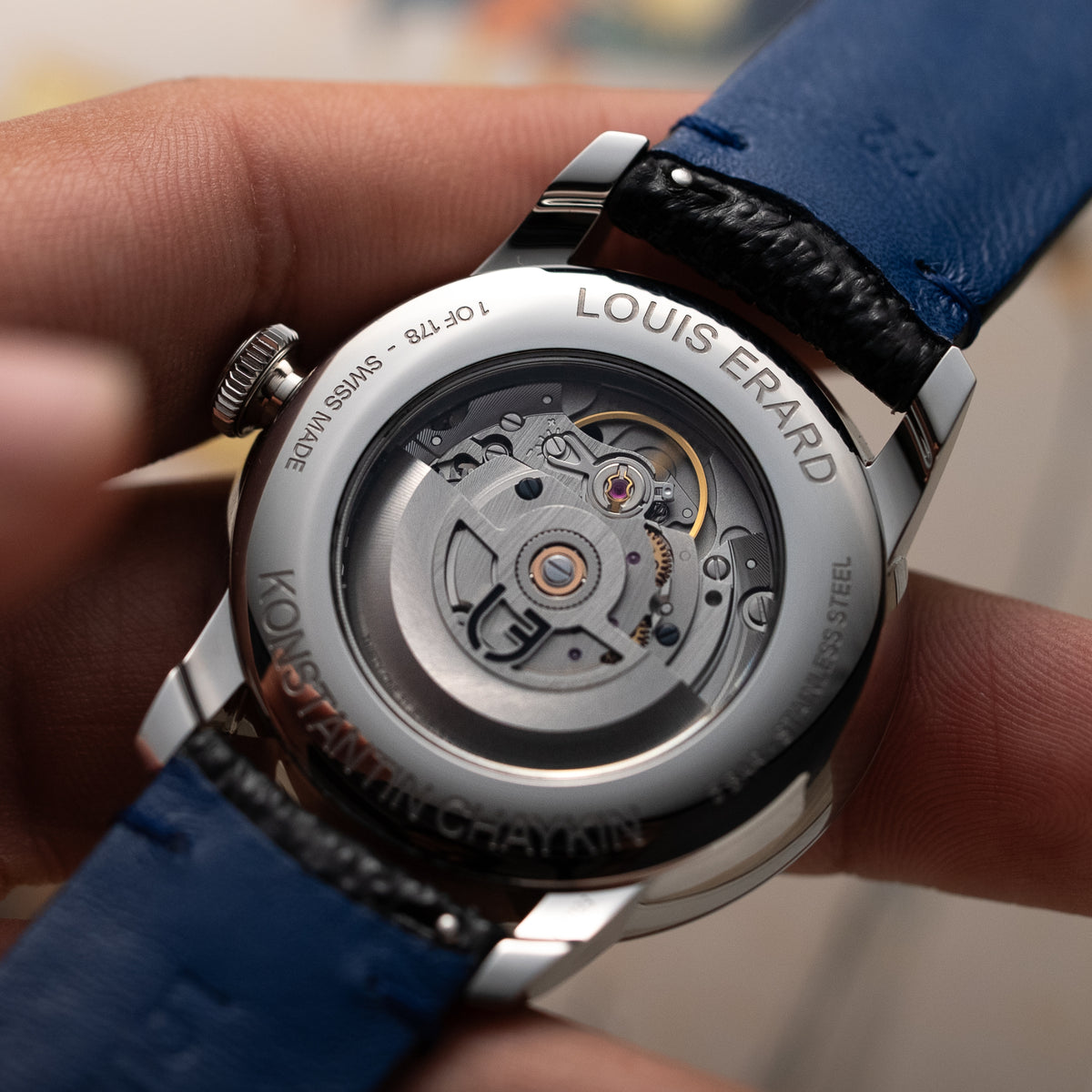 Le Régulateur Louis Erard X Konstantin Chaykin III Blue