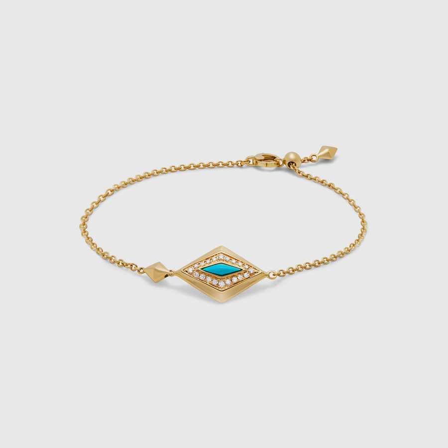 By ZAYA Lumira Delights Slider Bracelet Yellow Gold