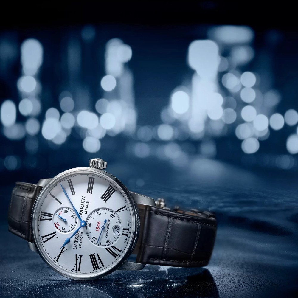 Ulysse Nardin Marine Chronometer Torpilleur Leather Strap
