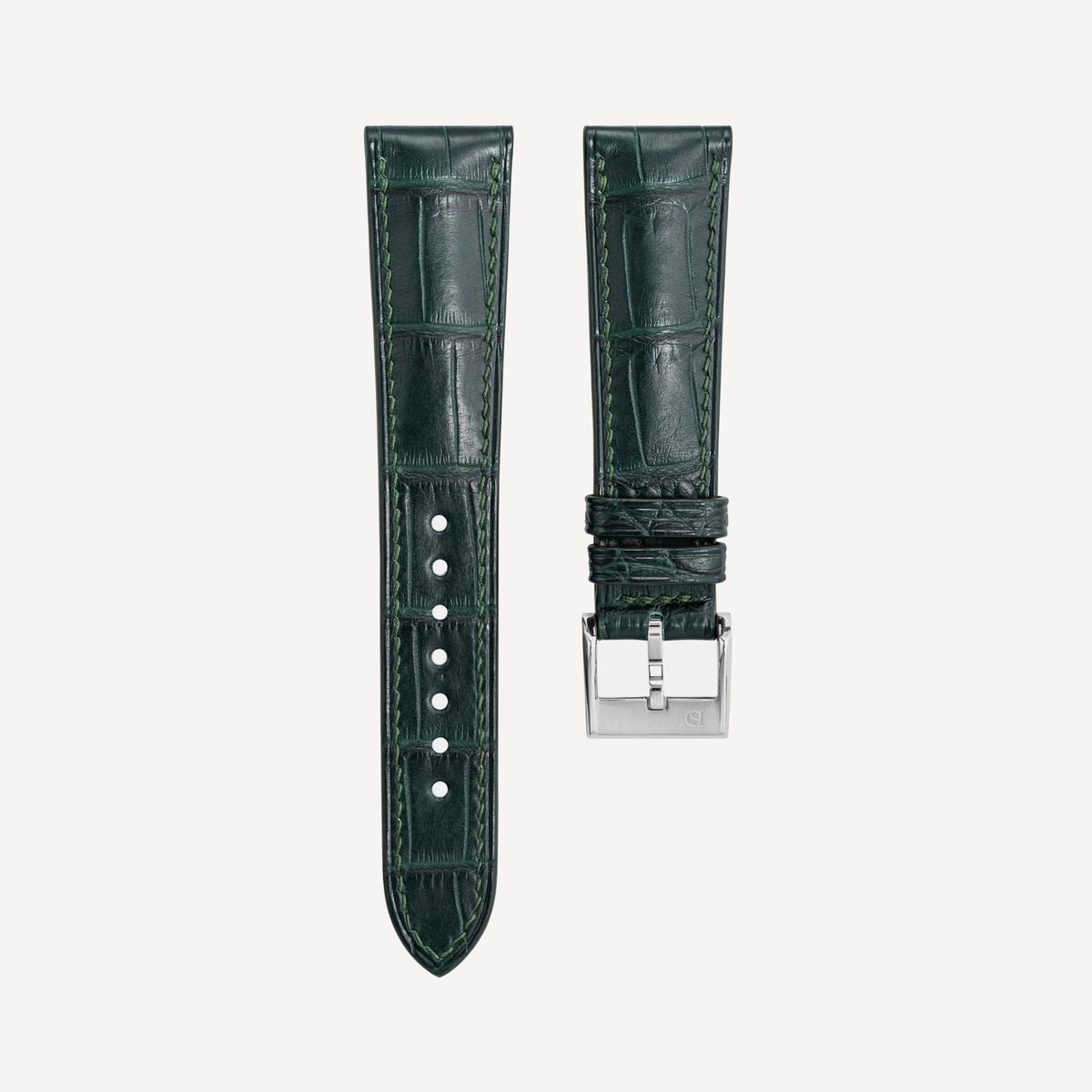 Delugs Alligator Signature Strap – Matte Boreal Green
