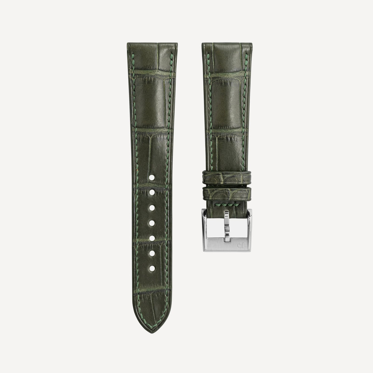 Delugs Alligator Signature Strap – Matte Green Ischia