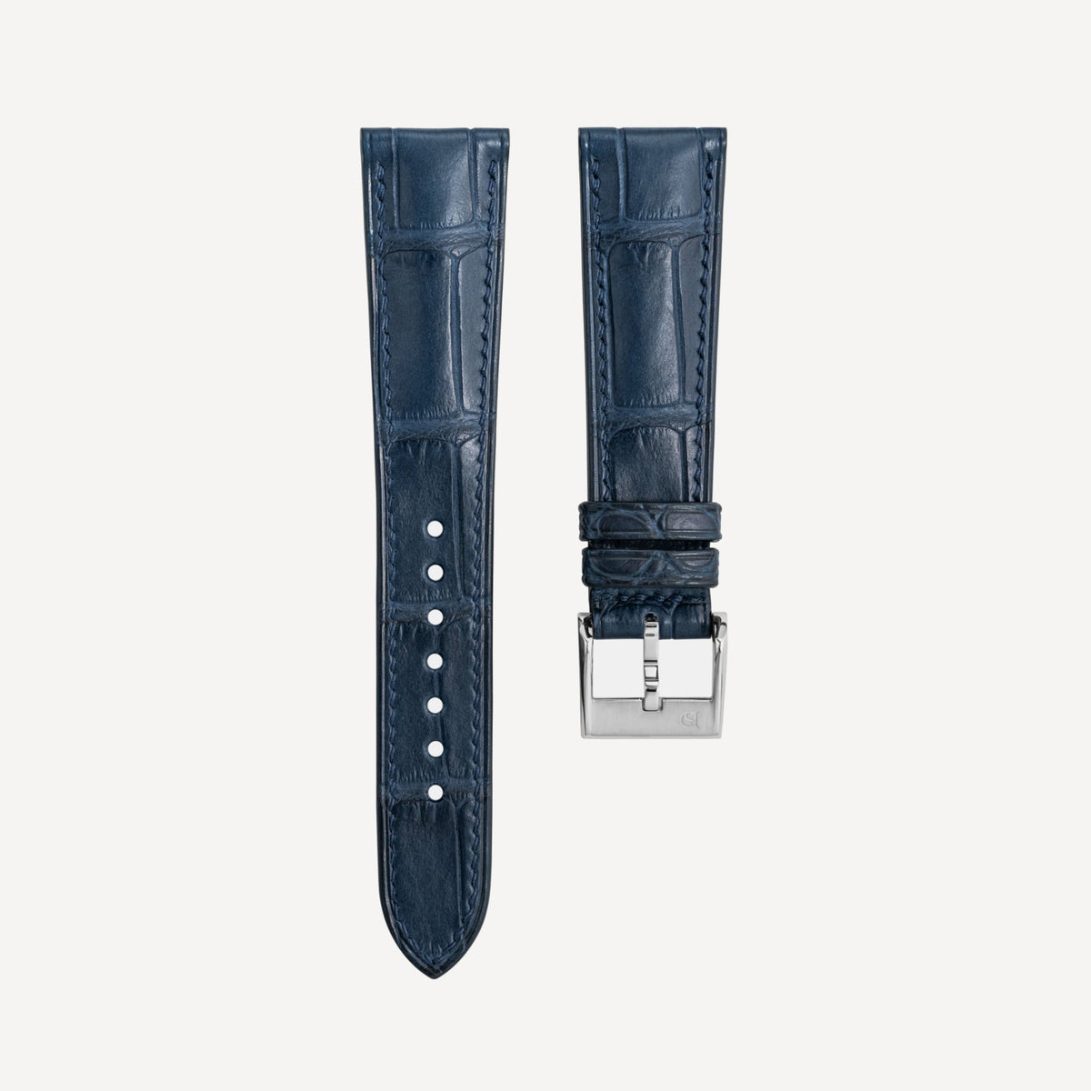 Delugs Alligator Signature Strap – Matte Navy
