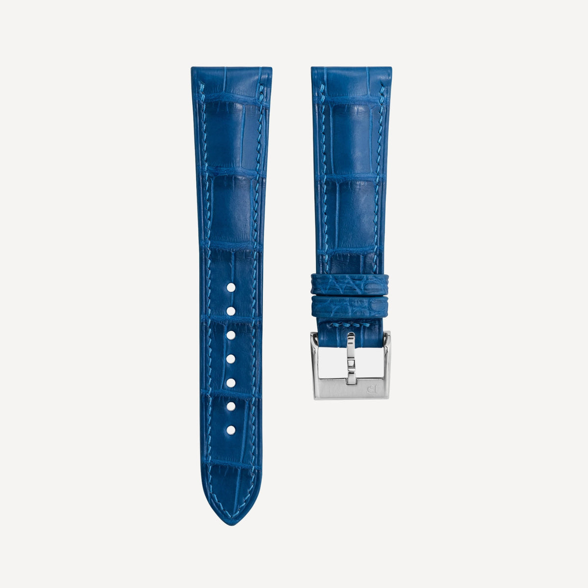 Delugs Alligator Signature Strap – Matte Ocean Blue