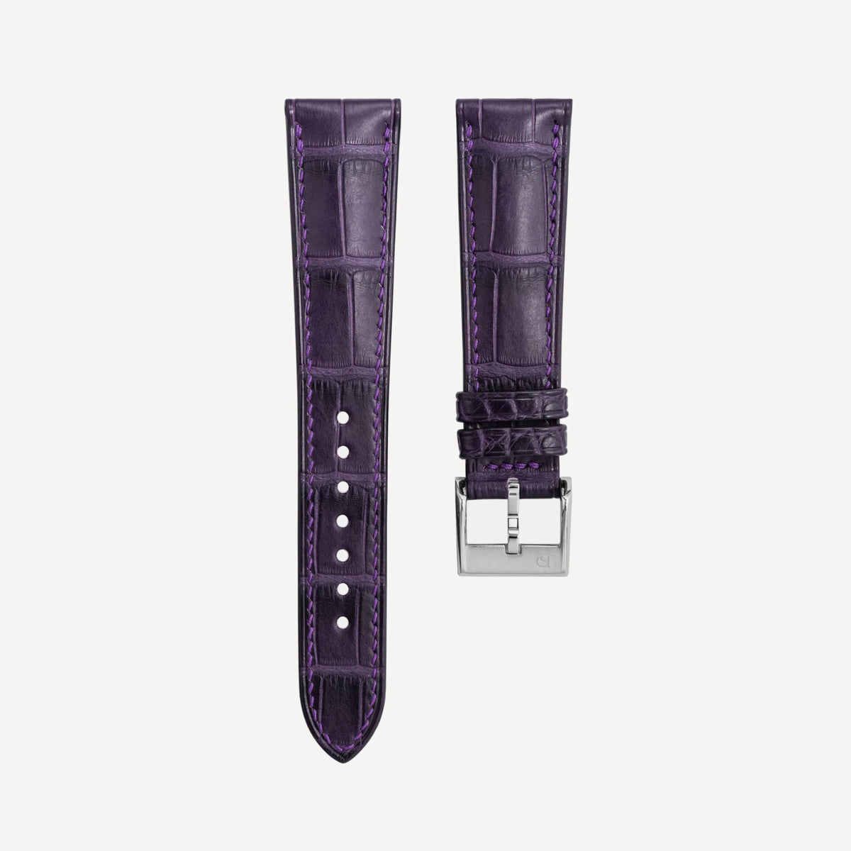 Delugs Alligator Signature Strap – Matte Purple