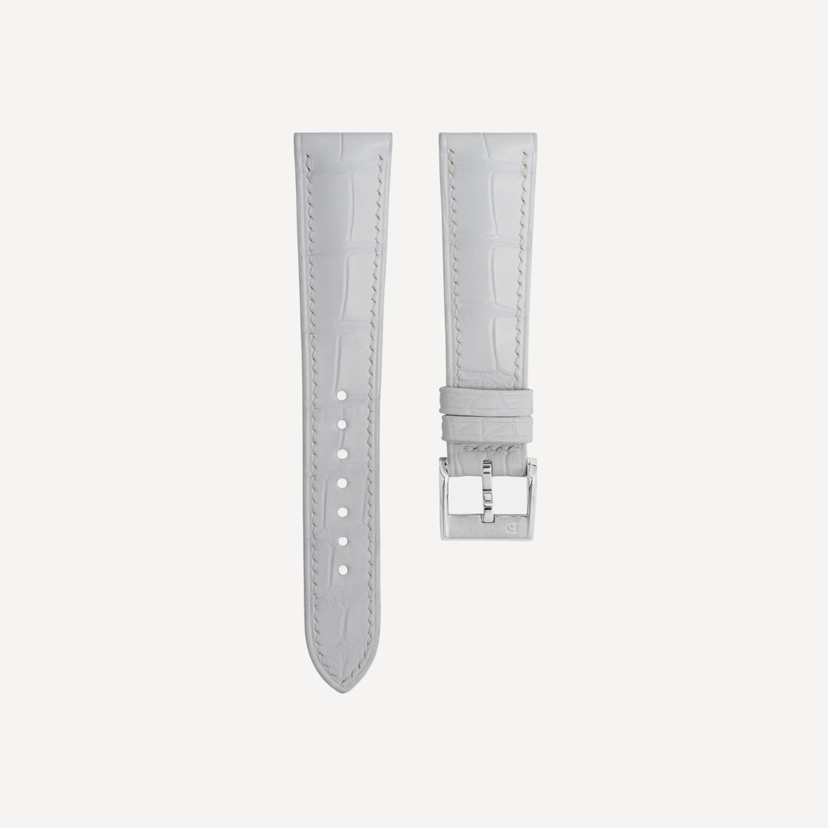 Alligator Signature Strap White