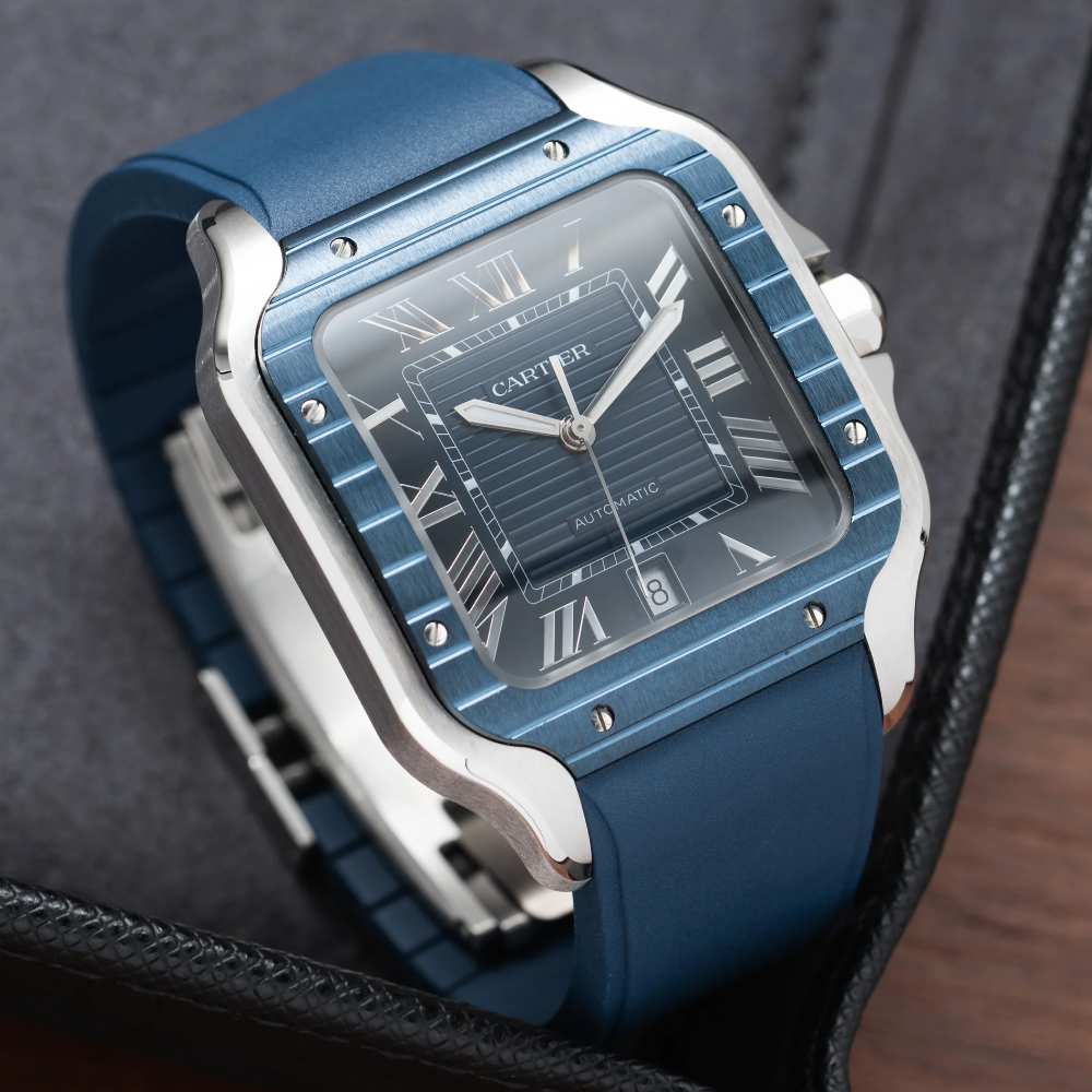 Delugs CTS Rubber Cartier Santos de Cartier Strap