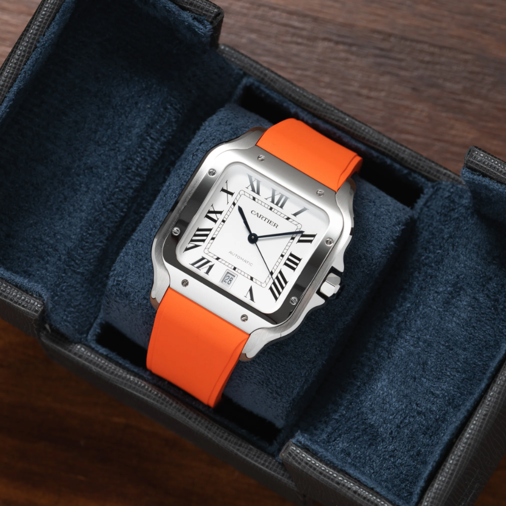 Delugs CTS Rubber Cartier Santos de Cartier Strap