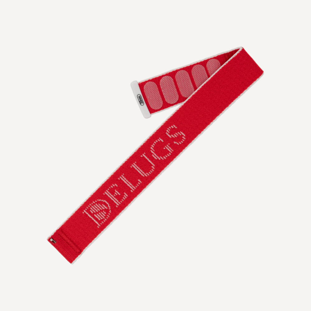 Delugs Delcro strap 20MM – Red/White