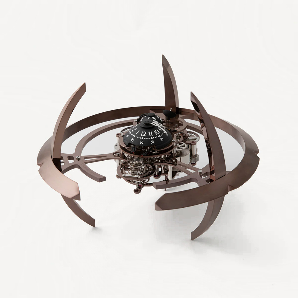 MB&F × L’Épée 1839 Starfleet Machine table clock – luxury mechanical art clock available at PRJKT8 Bahrain