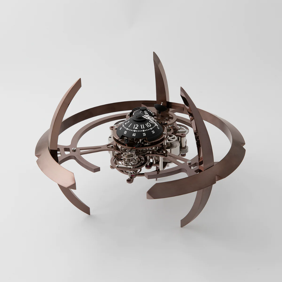 MB&F × L’Épée 1839 Starfleet Machine table clock – luxury mechanical art clock available at PRJKT8 Bahrain