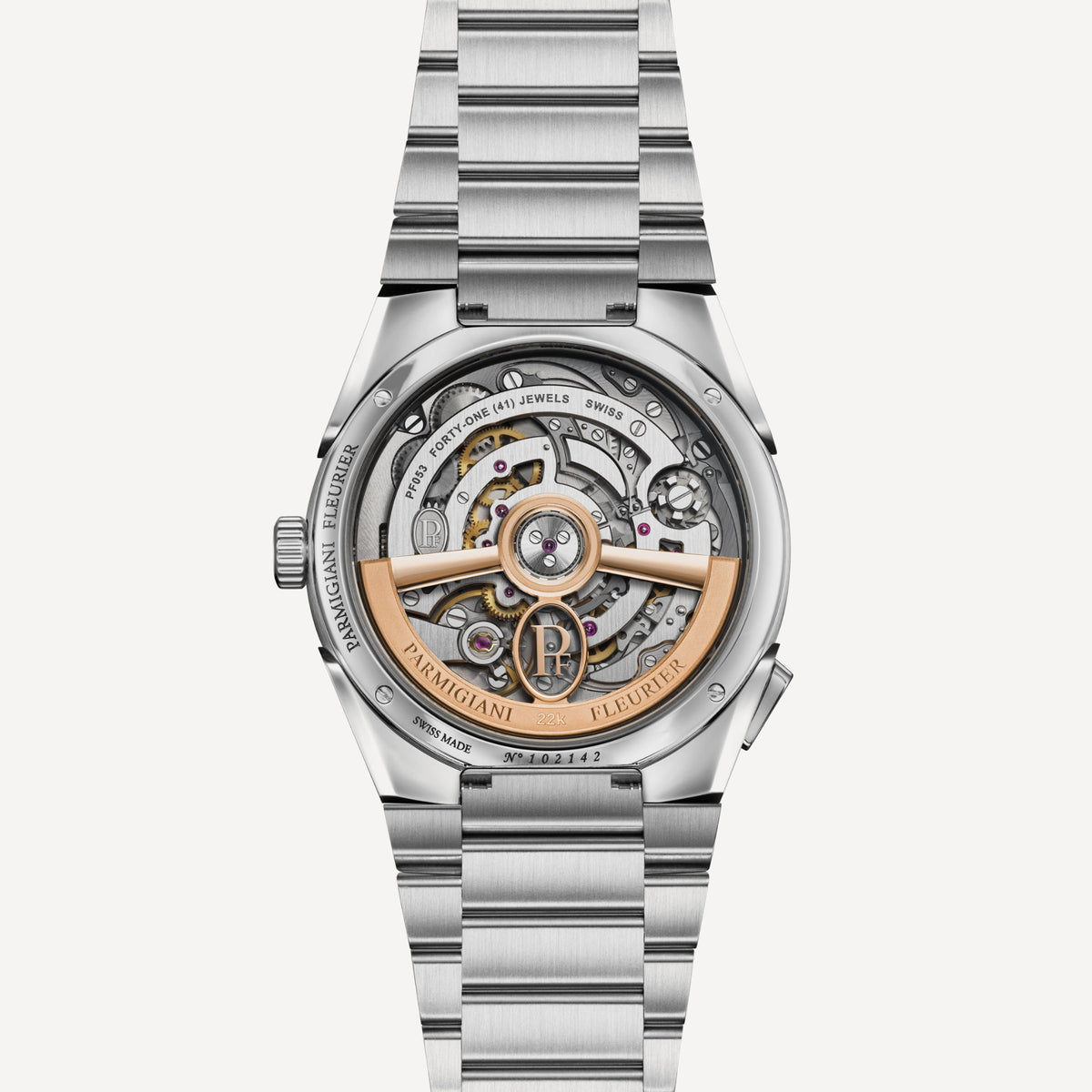 Parmigiani Fleurier Tonda PF Chronographe Mystérieux Steel Mineral Blue