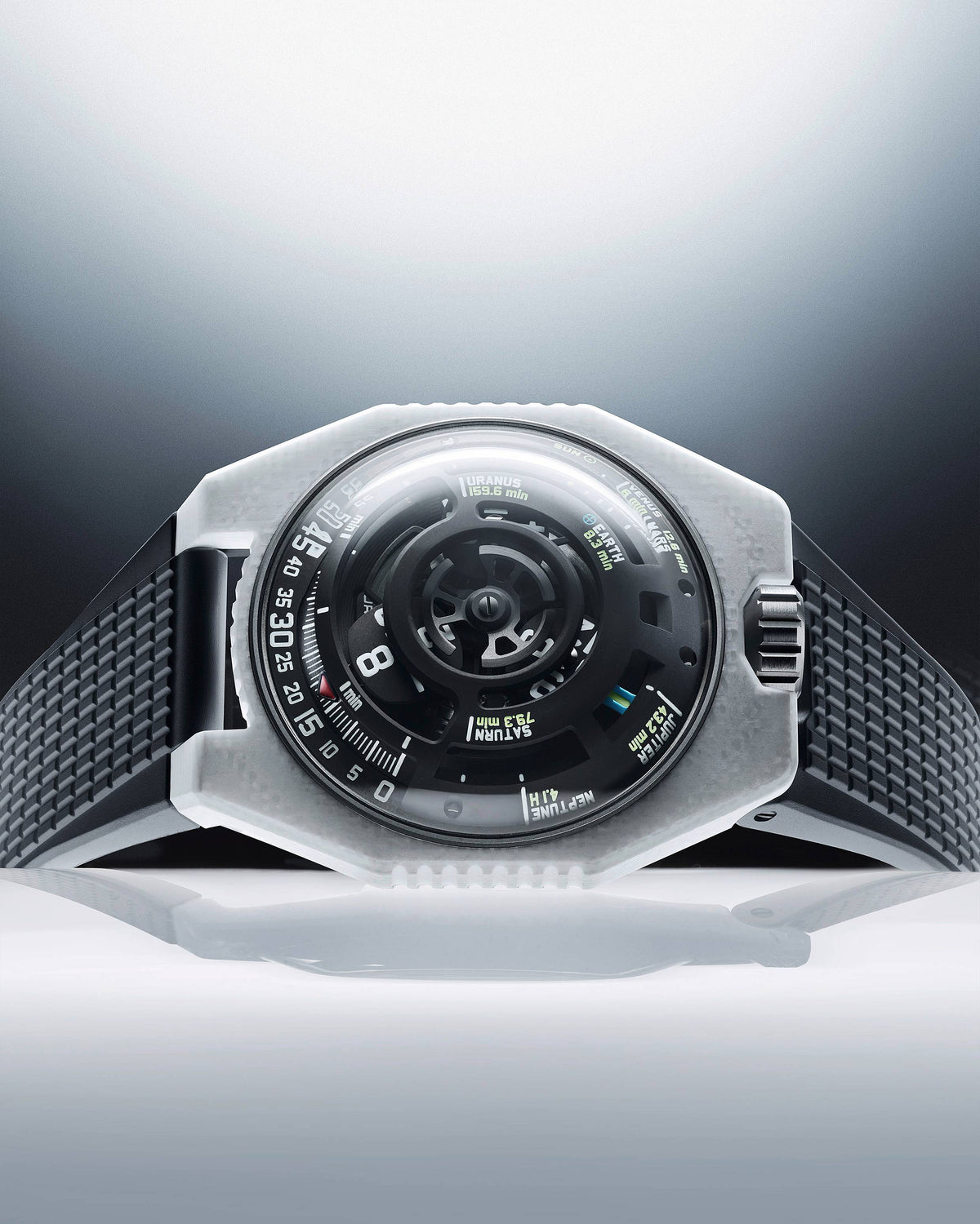 URWERK UR-100V LS Ceramic “LightSpeed”